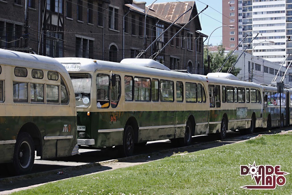 Trolebuses en Valparaíso